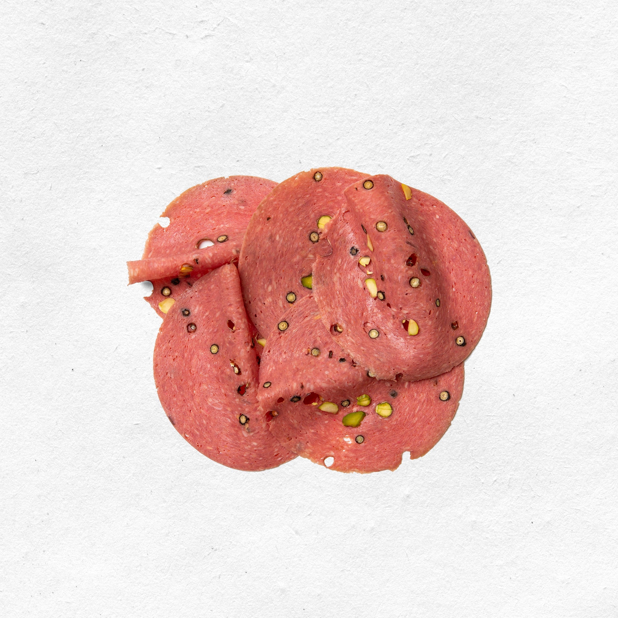 Handcrafted Beef Mortadella With Pistachio Black Peppercorn